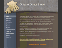 Tablet Screenshot of ontariodirectstone.com